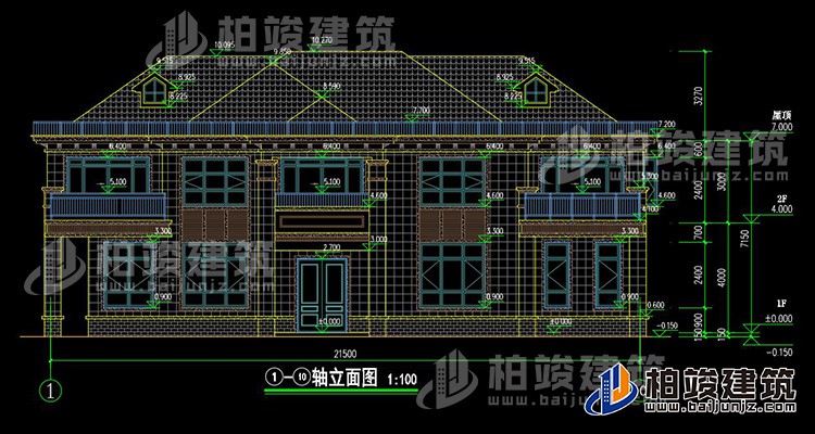 正立面图