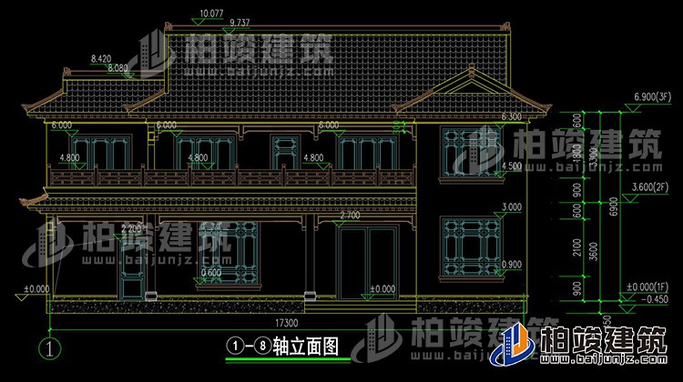 正立面图